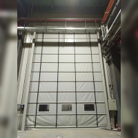 安全抗風堆積快速門